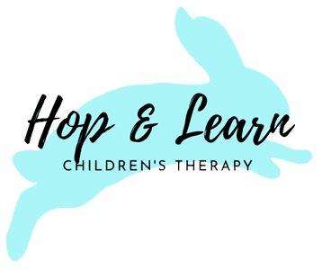 Hop and Learn Children's Therapy Logo - PNG